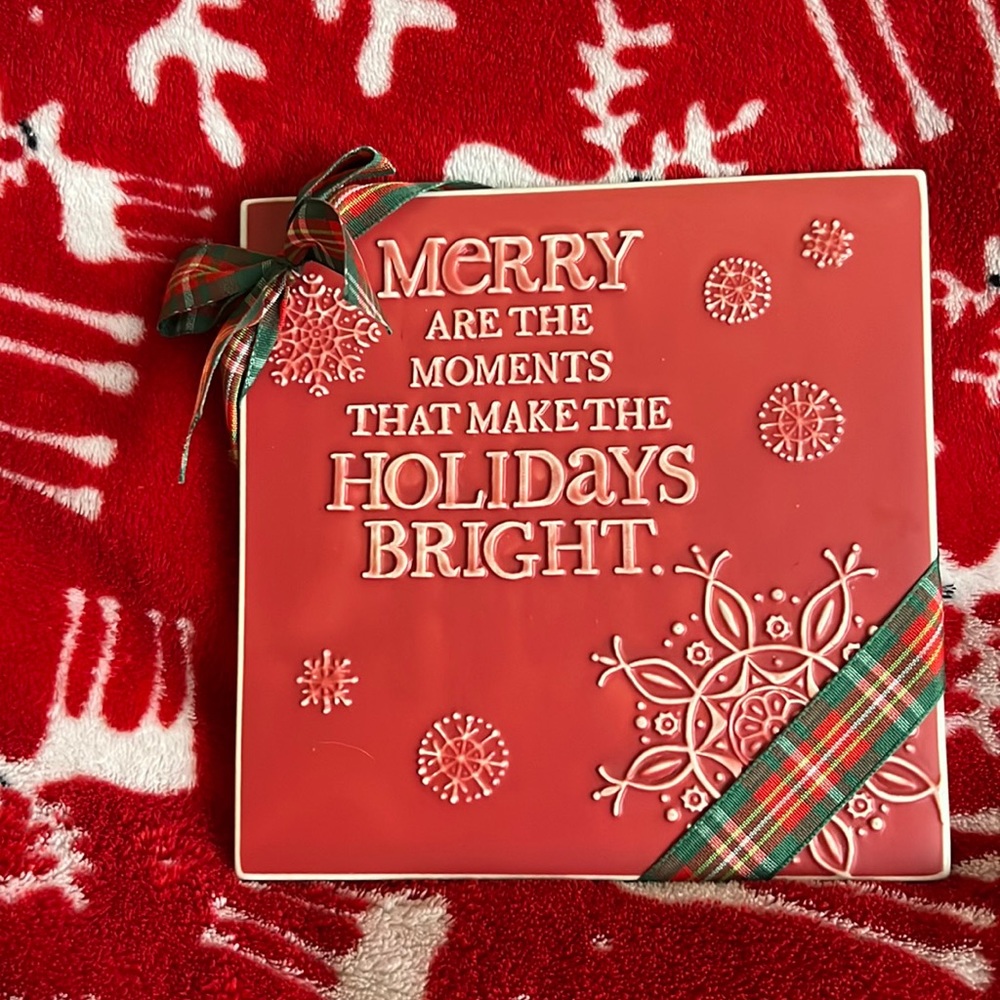 HALLMARK Christmas Trivet